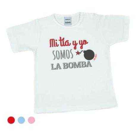 impliceren Medic Netto Baby T-shirt Mijn tante en ik zijn de bom! - Lullaby Bebe