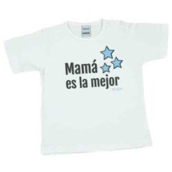 t-shirt mamma är den bästa blå