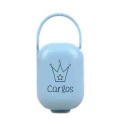 crown personalized pacifier holder